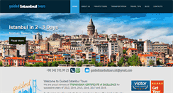 Desktop Screenshot of guidedistanbultours.com